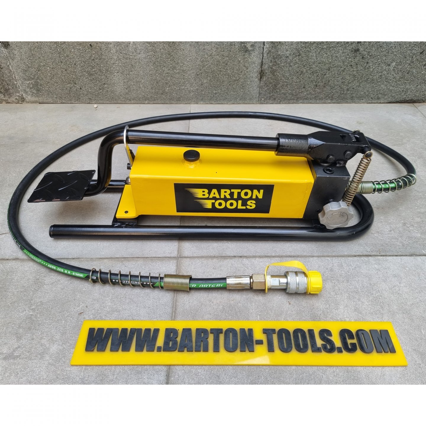 Foot Pedal Hydraulic Pump Round Stand 1500ml / Pompa Injek Kaki