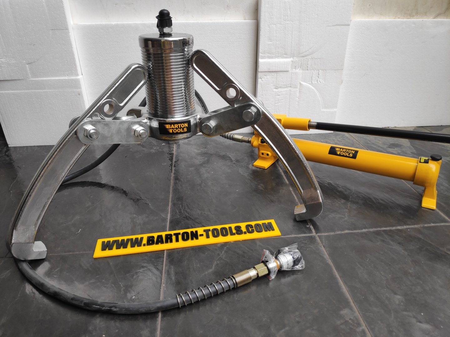 Split Type Hydraulic Gear Puller / Treaker Bearing Hidrolik Pump Set 50