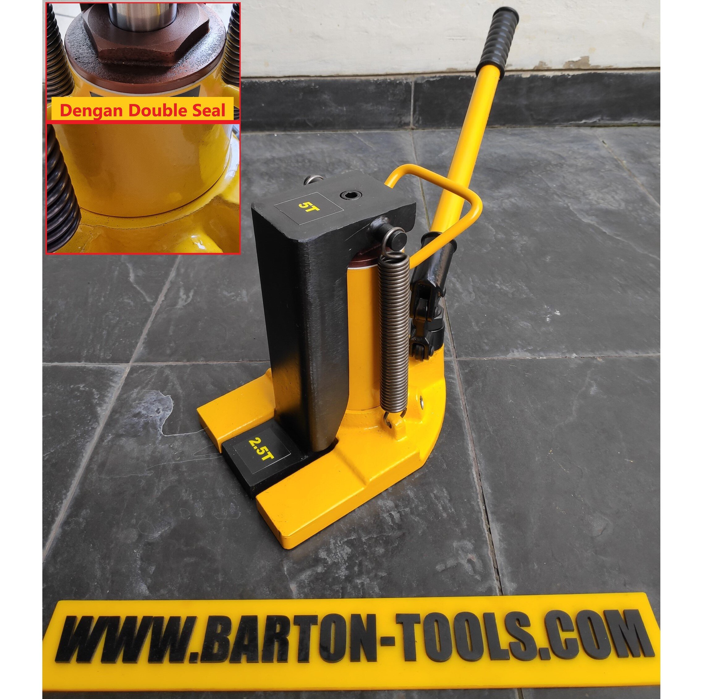 Hydraulic Toe Jack / Track Jack / Dongkrak Sepatu Hidrolik 5 Ton HHQD