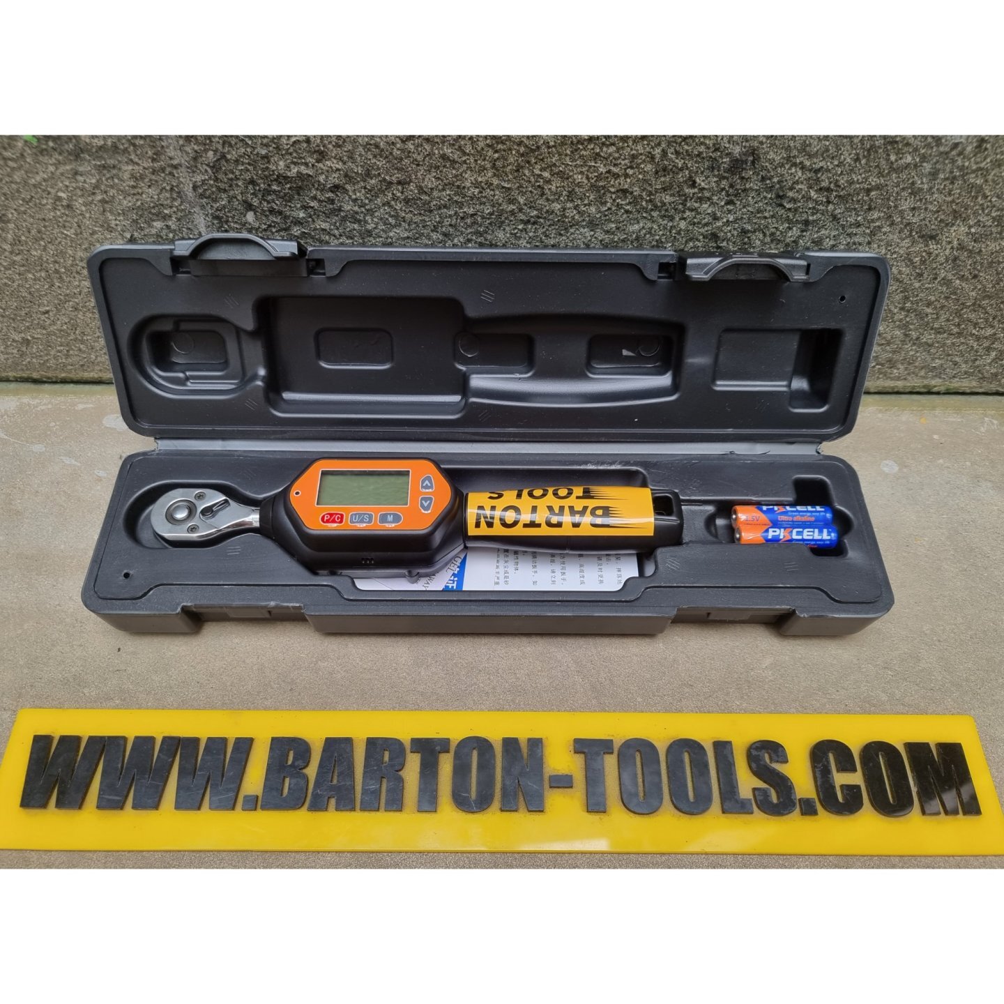 Mini Digital Torque Wrench 1/4" 30Nm SWM30 BARTON Digital Torque