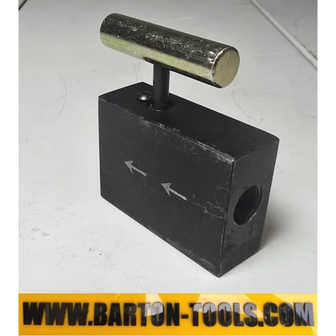 Hydraulic Valves Safety Holding Hydraulic Valve 3/8" 700 bar 70 MPa 10000 psi / Hidrolik Lock HDL700 BARTON 2 1mv_pic_2