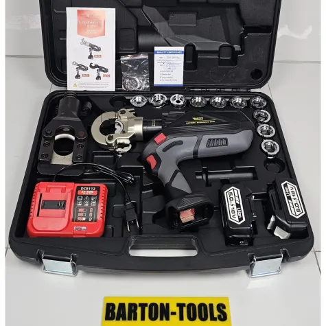 Battery Powered Hydraulic Cable Cutters Battery Hydraulic 2in1 Tools Crimping 300mm² & Cutting Ø45mm BM-300/45 BARTON 1 bm_30045