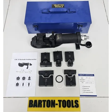 Hydraulic Busbar Bending Multifunction Copper Bending 16-30mm & Terminal Crimping 8-38mm² CBC-25 BARTON 1 cbc_25