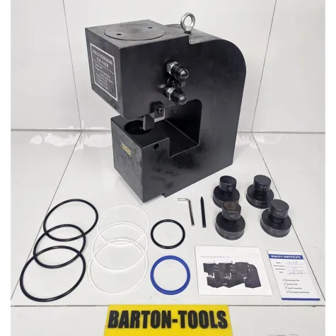 Punching Tools Heavy Duty Double Acting Hydraulic Punch for H-Beam 20mm Steel CH-100B BARTON 1 ch_100b