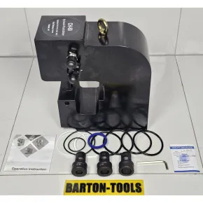 Hydraulic Busbar Punching Heavy Duty Double Acting Hydraulic Punch for H-Beam 16mm Steel CH-80H BARTON 1 ch_80h