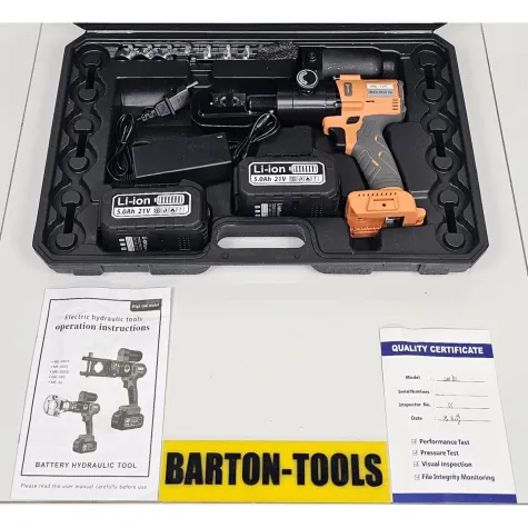 Battery Hydraulic Crimping Tools Mini Battery Hydraulic Crimping Tool 4-70mm² CM-70 BARTON 1 cm_70