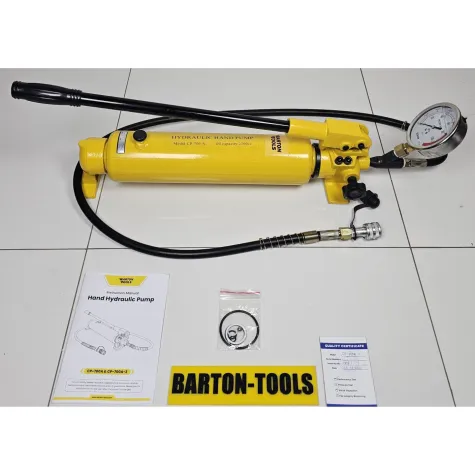 Hand-Operated Manual Hydraulic Pumps Single Acting Hand Hydraulic Pump 2700ml with Gauge CP-700A-2 BARTON 1 cp_700a_2