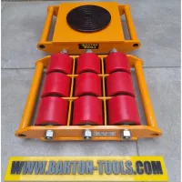 Space  Skid  Skate  Tank  Machine Roller  Trolley  Dolly 15 Ton CRA15 BARTON