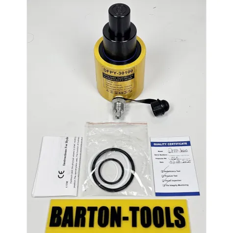 Single Acting Multi Stage Hydraulic Cylinders Single Acting Multi Stage Telescopic Hydraulic Cylinder 30 Ton 100mm Stroke DFPY-30100 BARTON 1 dfpy_30100