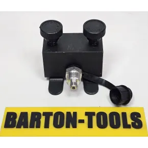 Hydraulic Manifold 2 Port 3/8" Hydraulic Manifold 700Bar 70MPa 10000psi FD-2 BARTON 3 fd_2_pic_3