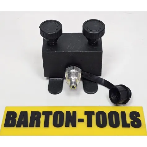 Hydraulic Manifold 2 Port 3/8" Hydraulic Manifold 700Bar 70MPa 10000psi FD-2 BARTON 3 fd_2_pic_3