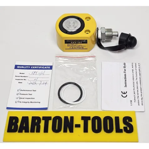 Single Acting Low-Height Hydraulic Cylinders FPY Series Single Acting Low-Height Hydraulic Cylinder 10 Ton FPY-101 BARTON 1 fpy_101
