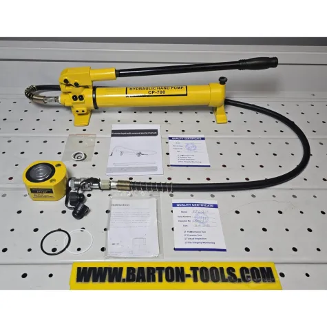 Single Acting Low-Height Hydraulic Cylinders FPY Series Single Acting Low-Height Hydraulic Cylinder 20 Ton FPY-201 BARTON 4 fpy_201_cp_700