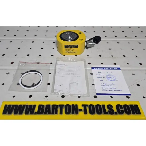 Single Acting Low-Height Hydraulic Cylinders FPY Series Single Acting Low-Height Hydraulic Cylinder 30 Ton FPY-301 BARTON 1 fpy_301_pic_1