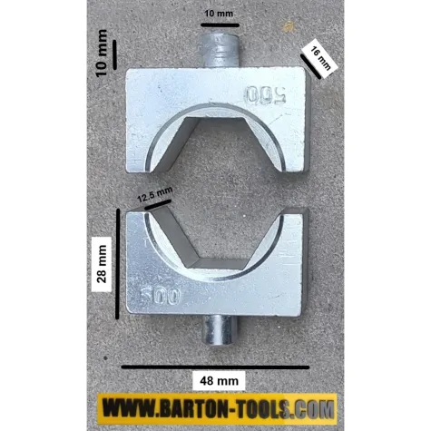 Crimping Tools Accessories Crimping Dies 16-500mm² for FYQ-400 / FYQ-500 BARTON 1 fyq_500_dies