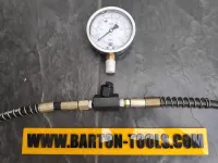 Pressure Gauge 100mm 1000Bar 14500psi M20x15 BAR1000 BARTON