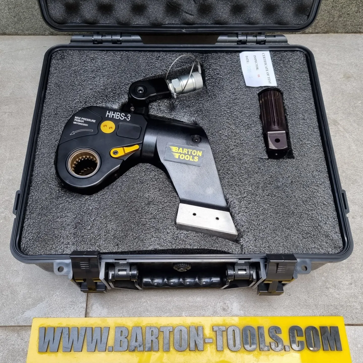 Square Drive Hydraulic Torque Wrench 1" Drive 4512Nm M22M48 (3270mm