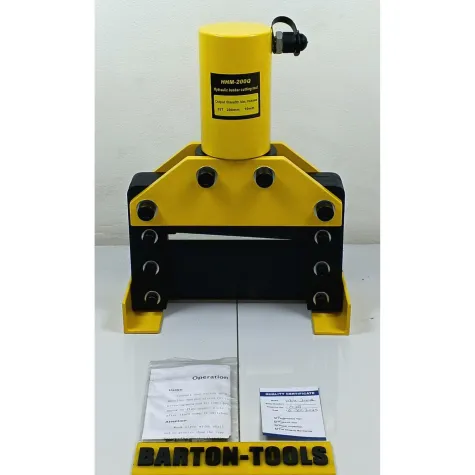 Hydraulic Busbar Cutting Hydraulic Busbar Cutting 12mm x 200mm Straight Cut HHM-200Q BARTON 1 hhm_200q