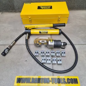 Hydraulic Crimping Head Hydraulic Crimping Tool Set / Crimper / Tang Crimp Press Skun Hidrolik Set 16-300mm² Complete Set C-Head - HHY-300CF - BARTON 1 hhy_300cf