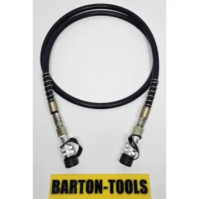 Hydraulic Hose Hydraulic Hose 3/8" ZG 700Bar 2M Black with 2 Female Coupler FCFC BARTON 1 hose_2_coupler_fcfc