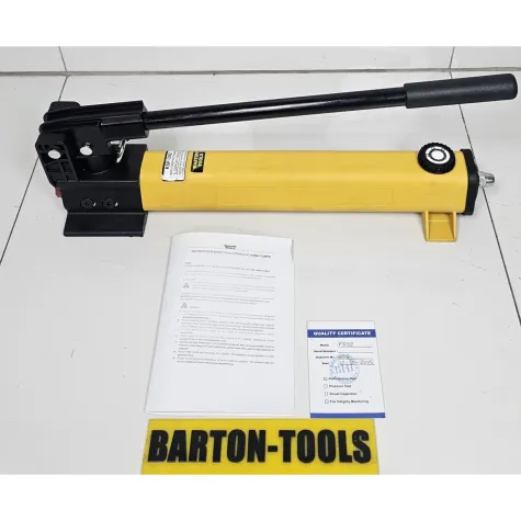 Hand-Operated Manual Hydraulic Pumps Single Acting Hand Hydraulic Pump Light Weight Fiber Body 900ml P392 BARTON 3 p392