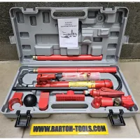 Auto Body Frame Repair Kit Hydraulic Porta Jack Set 10 Ton PPJ1001B BARTON