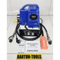 Single Acting Portable Solenoid Valve Electric Hydraulic Pump 38L 1400W QQ700S BARTON