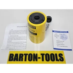 Single Acting Hollow Plunger Hydraulic Cylinders Single Acting Hollow Plunger Hydraulic Cylinder 10 Ton 50mm Stroke RCH-1050 BARTON 1 rch_1050