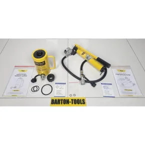 Single Acting Hollow Plunger Hydraulic Cylinders Single Acting Hollow Plunger Hydraulic Cylinder 20 Ton 100mm Stroke RCH-20100 BARTON 4 rch_20100_cp_180a