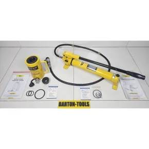 Single Acting Hollow Plunger Hydraulic Cylinders Single Acting Hollow Plunger Hydraulic Cylinder 20 Ton 100mm Stroke RCH-20100 BARTON 5 rch_20100cp_700