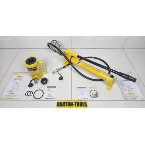 Single Acting Hollow Plunger Hydraulic Cylinders Single Acting Hollow Plunger Hydraulic Cylinder 20 Ton 100mm Stroke RCH-20100 BARTON 6 rch_20100cp_700_2