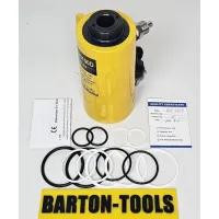 Double Acting Hollow Plunger Hydraulic Cylinder 20 Ton 100mm Stroke RCH20100D BARTON