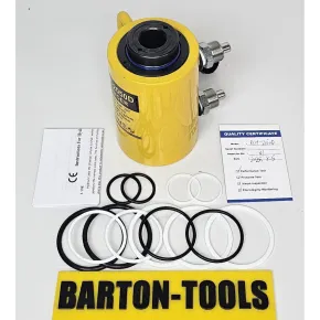 Double Acting Hollow Plunger Hydraulic Cylinders Double Acting Hollow Plunger Hydraulic Cylinder 20 Ton 50mm Stroke RCH-2050D BARTON 1 rch_2050d_pic_1