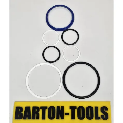 Single Acting Hollow Plunger Hydraulic Cylinders Single Acting Hollow Plunger Hydraulic Cylinder 30 Ton 100mm Stroke RCH-30100 BARTON 3 rch_30100_seal_set