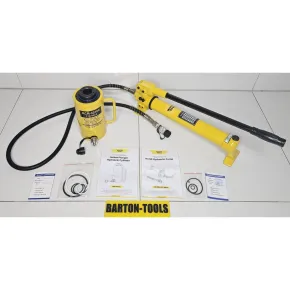 Single Acting Hollow Plunger Hydraulic Cylinders Single Acting Hollow Plunger Hydraulic Cylinder 30 Ton 100mm Stroke RCH-30100 BARTON 3 rch_30100cp_700