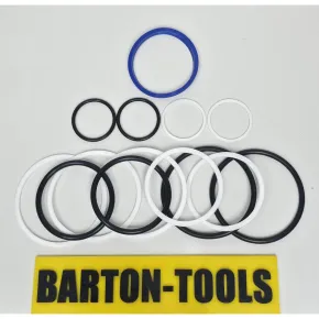 Double Acting Hollow Plunger Hydraulic Cylinders Double Acting Hollow Plunger Hydraulic Cylinder 30 Ton 100mm Stroke RCH-30100D BARTON 3 rch_30100d_seal_set