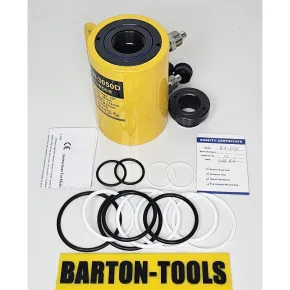 Double Acting Hollow Plunger Hydraulic Cylinders Double Acting Hollow Plunger Hydraulic Cylinder 30 Ton 50mm Stroke RCH-3050D BARTON 2 rch_3050d_pic_2