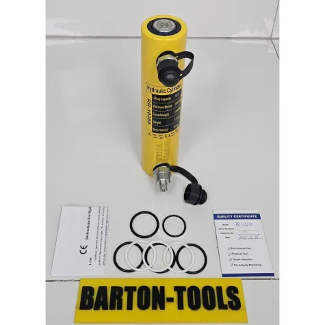 Double Acting General-Purpose Hydraulic Cylinders Double Acting Hydraulic Cylinder 10 Ton 200mm Stroke RR-10200 BARTON 1 rr_10200