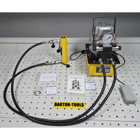 Double Acting General-Purpose Hydraulic Cylinders Double Acting Hydraulic Cylinder 10 Ton 200mm Stroke RR-10200 BARTON 4 rr_10200_db075_d2b