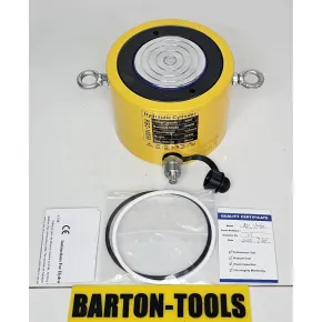 Single Acting Medium-Height Hydraulic Cylinders RSC Series Single Acting Medium Height Hydraulic Cylinder 100 Ton 50mm Stroke RSC-10050 BARTON 1 rsc_10050