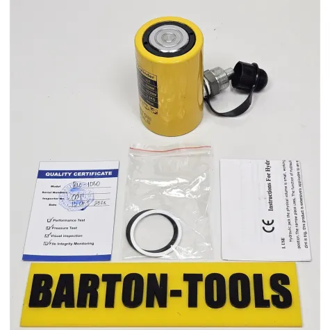 Single Acting Medium-Height Hydraulic Cylinders RSC Series Single Acting Medium Height Hydraulic Cylinder 10 Ton 50mm Stroke RSC-1050 BARTON 1 rsc_1050