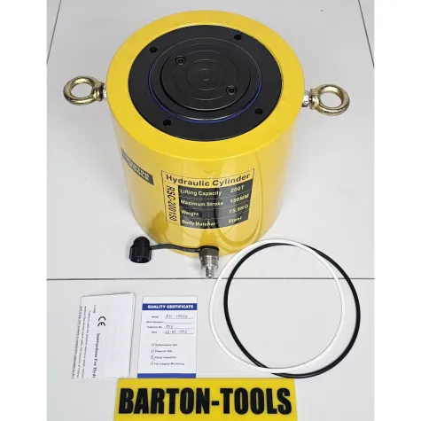 Single Acting Medium-Height Hydraulic Cylinders RSC Series Single Acting Medium Height Hydraulic Cylinder 200 Ton 150mm Stroke RSC-200150 BARTON 1 rsc_200150
