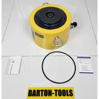 Single Acting Medium Height Hydraulic Cylinder 200 Ton 50mm Stroke with Tilt Saddle RSC20050 BARTON