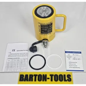 Single Acting Medium-Height Hydraulic Cylinders RSC Series Single Acting Medium Height Hydraulic Cylinder 30 Ton 100mm Stroke RSC-30100 BARTON 1 rsc_30100