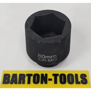 Hydraulic Torque Wrench - Square Drive M24-M72 (36-105mm) Sockets for Square Drive 1.5" Hydraulic Torque Wrench BARTON 11 socket_1_5dr__80mm