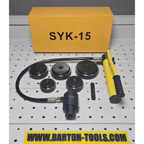 Hydraulic Knockout Hole Punchers Hydraulic Knockout Hole Puncher 3.5mm Dia. 63-114 mm SYK-15 BARTON 1 syk_15