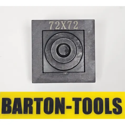 Knockout Hole Punchers Accessories Square Dies for SYK-15 / HHK-15 BARTON 4 syk_dies_d_72x72mm_pic_1